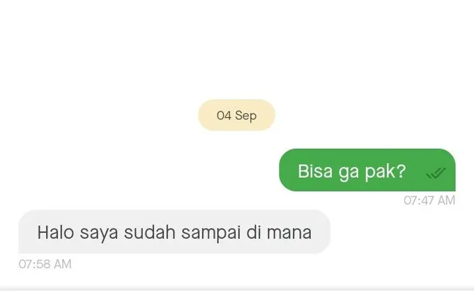 10 Potret Chat Ojol Dengan Penumpang Yang Sukses Bikin Cekikikan Emang