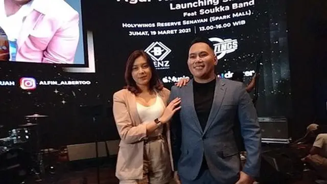 Alfin Alberto saat peluncuran singlenya