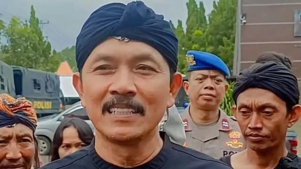 Aktivis Kendeng Gunretno. (Liputan6.com/Arief Pramono)