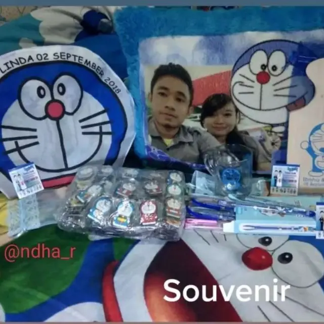 Pernikahan Usung Konsep Serba Doraemon, dari Undangan sampai Pelaminan.