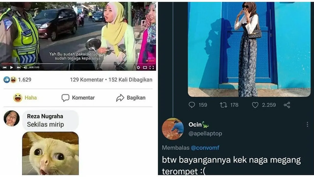 6 Balasan Kocak Netizen Komentari Paras Orang Viral Ini Bikin Ngakak