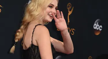 Sophie Turner memulai debut akting profesionalnya sebagai Sansa Stark di serial televisi fantasi HBO Game of Thrones dari tahun 2011 hingga sekarang. Serial inilah yang melambungkan namanya di panggung hiburan internasional (Kapanlagi/AFP)