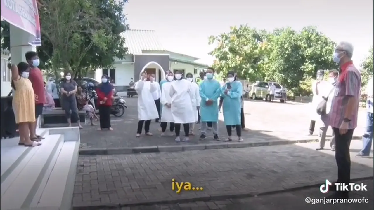 Kocak, Dialog Bocah Pasien Covid-19 Ini Bikin Ganjar Pranowo Geleng Kepala