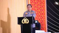 Irwasum Polri Komjen Ahmad Dofiri  dalam sambutan di sarasehan peringatan Hari Jadi ke-76 Polisi Wanita Republik Indonesia. (Foto: Istimewa).