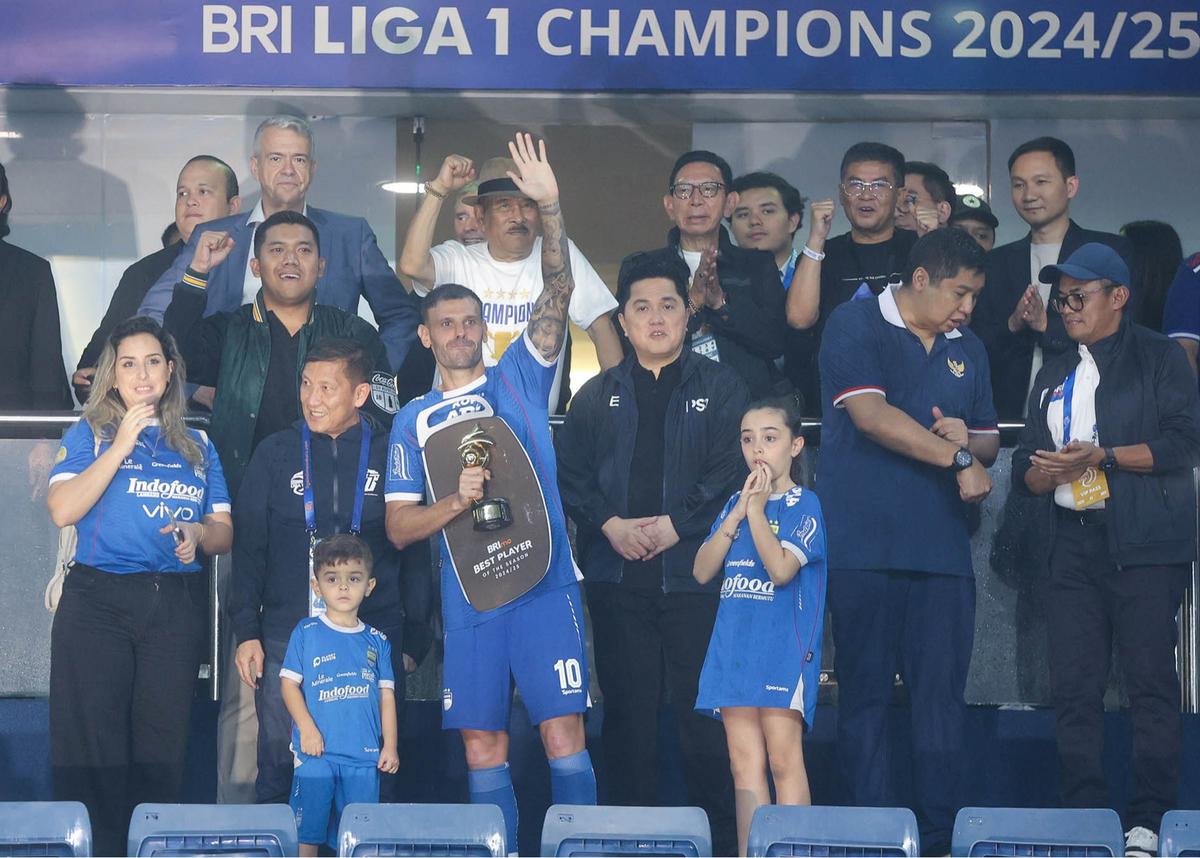 FOTO: Persib Bandung Juara Liga 1 BRI Musim 2024/2025