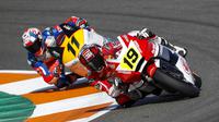 Andi Gilang saat tampil di kualifikasi pertama Moto2 FIM CEV (Astra Honda Motor)