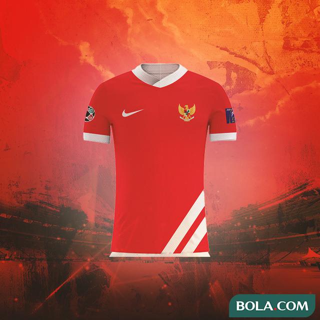 Timnas Indonesia - Jersey Kandang Timnas Indoensia Piala Asia 2007