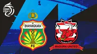 BRI Liga 1 - Bhayangkara FC Vs Madura United (Bola.com/Adreanus Titus)