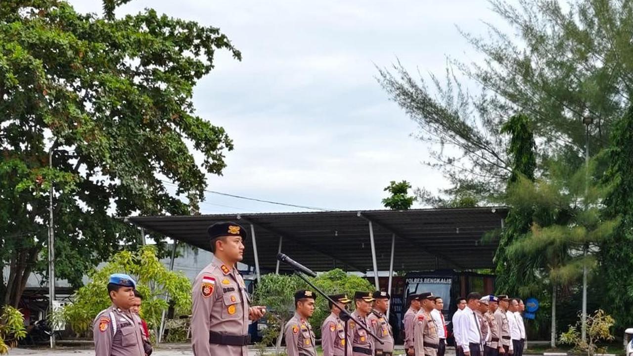 Polres Bengkalis Gelar Apel Kesiapan Pengamanan Jelang Pilkada