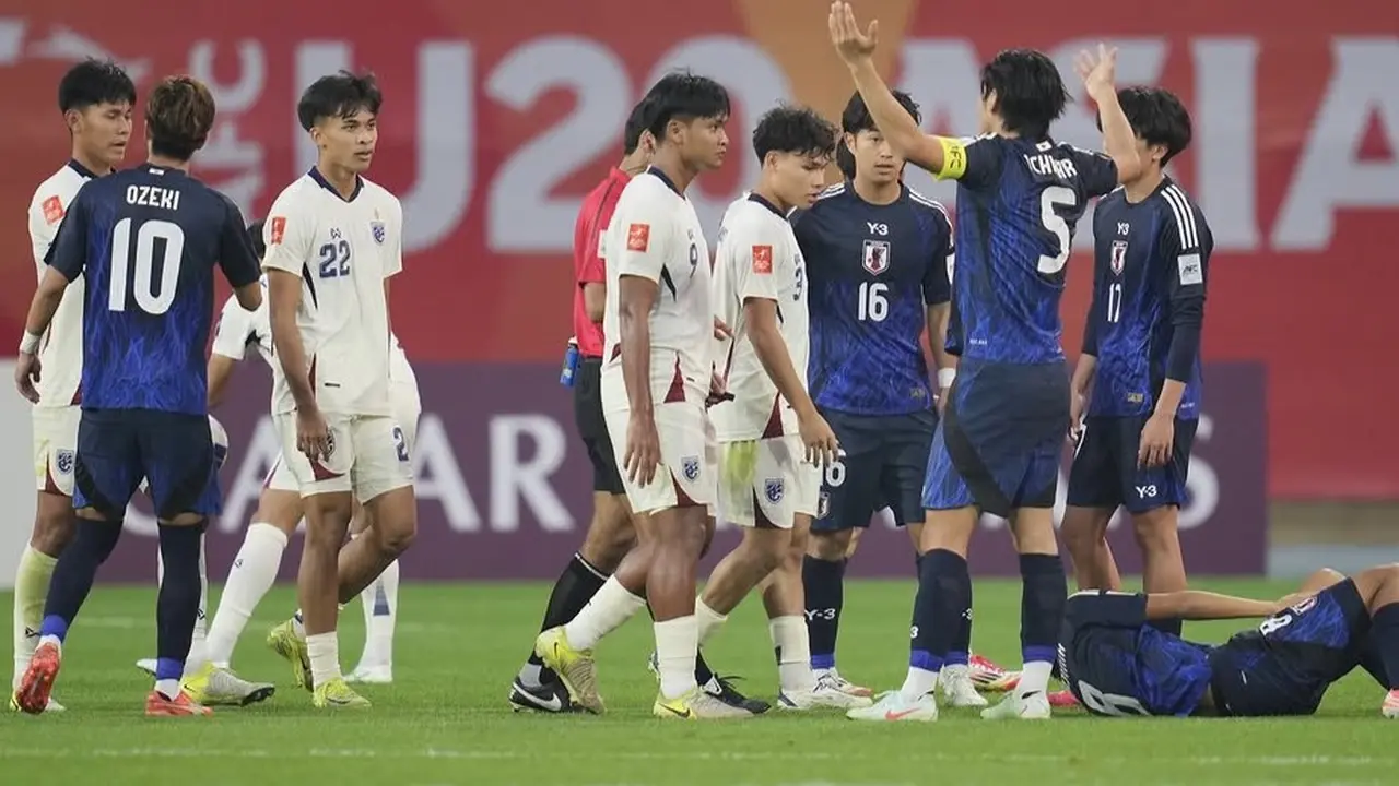 Timnas Jepang U-20 Vs Timnas Indonesia U-20 di Piala Asia U-20 2025
