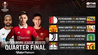 Jadwal Live Streaming Liga Europa 2022/2023 Babak 8 Besar di Vidio, 13&amp;14 April 2023