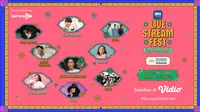 Live Stream Fest Ramadan akan berlangung pada 1-2 April 2021 melalui platform streaming Vidio. (Dok. Vidio)