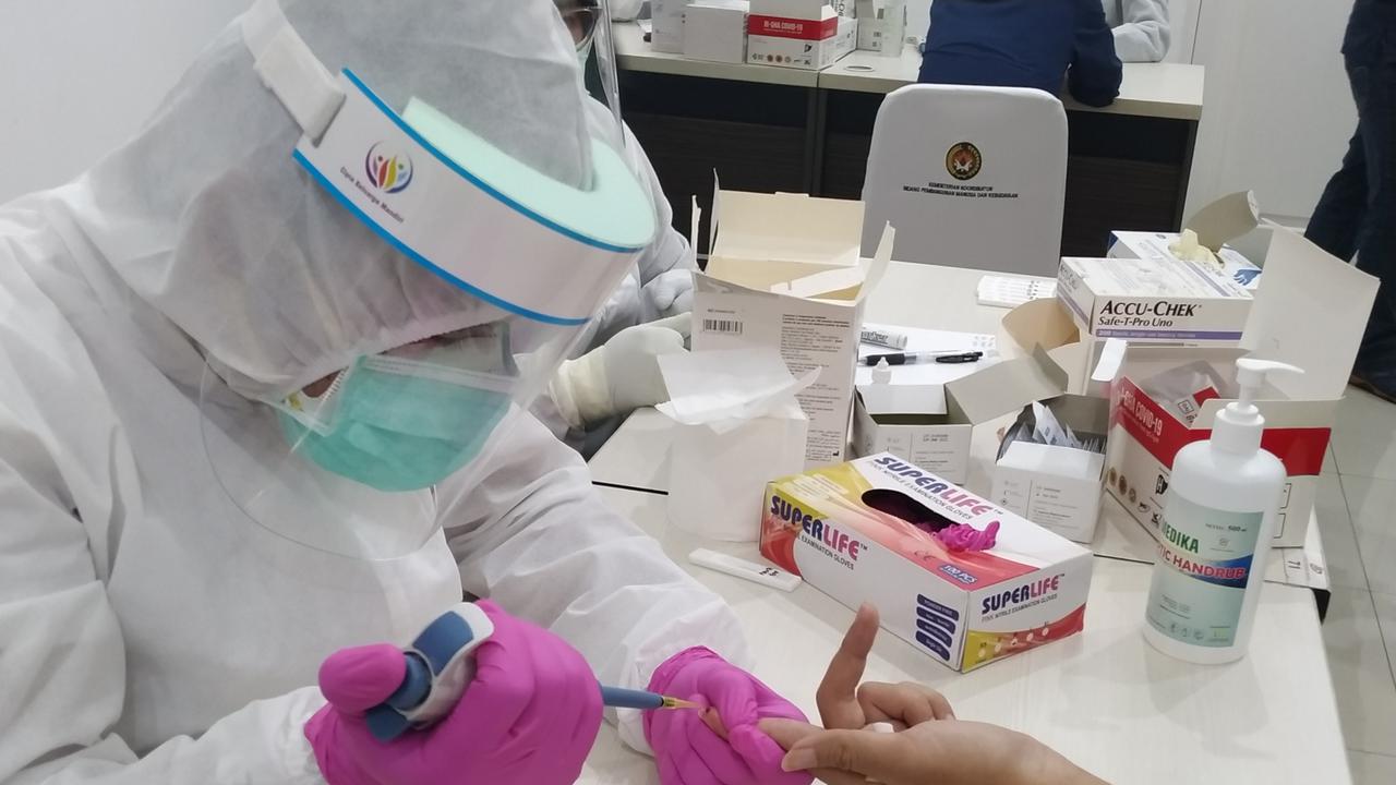 Rapid Test RI-GHA Covid-19. Liputan6.com/Athika Rahma