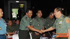 Citizen6, Cilangkap: Rakorlog TNI di ikuti 150 orang peserta dari lingkungan Mabes TNI, TNI AD, TNI AL dan TNI AU serta Kemhan RI. (Pengirim: Badarudin Bakri)