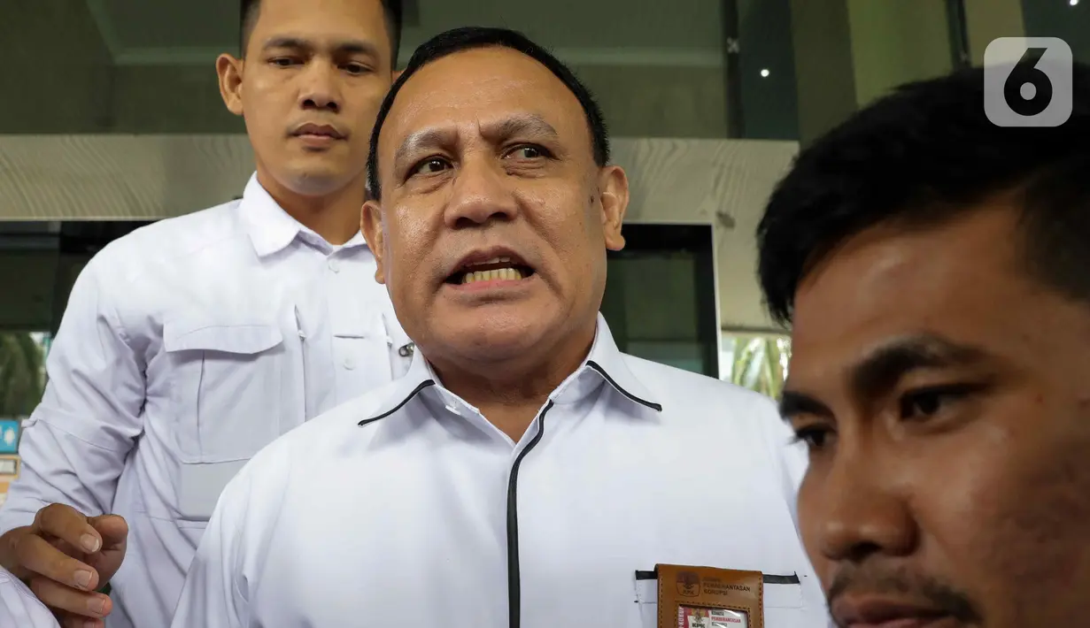 Firli Bahuri diperiksa Dewas KPK atas dugaan pelanggaran etik terkait pertemuannya dengan mantan Menteri Pertanian, Syahrul Yasin Limpo (SYL) yang saat ini menjadi tersangka kasus dugaan korupsi. (Liputan6.com/Herman Zakharia)