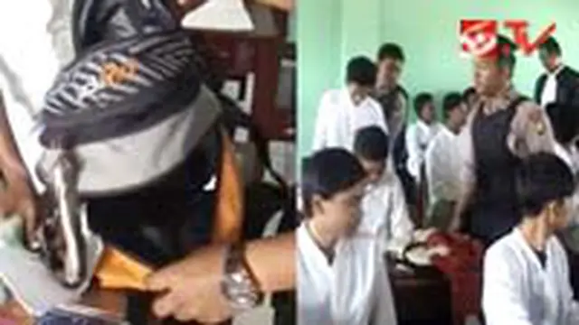 Polisi Razia Sekolah yang Siswanya Sering Tawuran