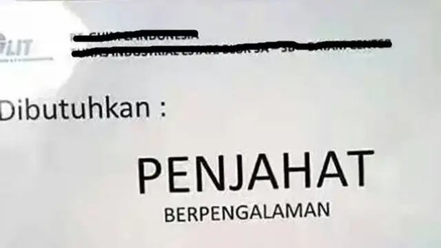 lowongan pekerjaan absurd