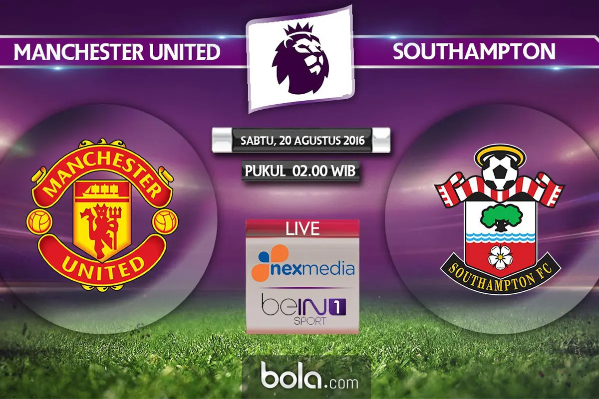 Manchester United vs Southampton (Bola.com/Adreanus Titus)
