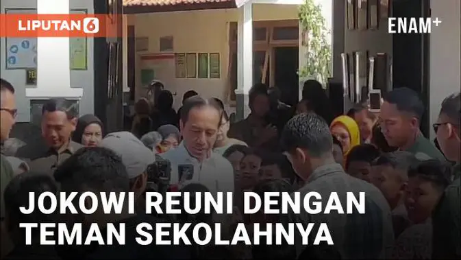 Nostalgia Masa Lalu: Jokowi Kembali ke Bangku Sekolah di Solo