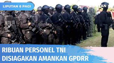 Sebanyak 2.800 personel TNI disiagakan dalam operasi pengamanan GPDRR ke-7. Dari ribuan personel yang disiagakan, satu pleton di antaranya adalah penembak jitu atau kontra penembak runduk.