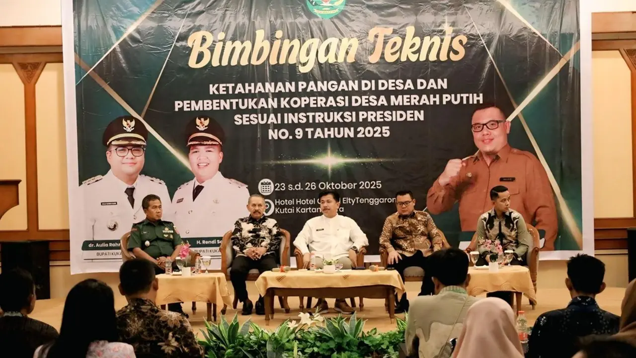Dorong Kemandirian Desa, Pemkab Kukar Gelar Bimtek Ketahanan Pangan dan Koperasi Merah Putih