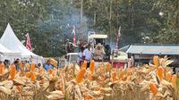 Prabowo Hadiri Panen Raya Jagung di Tuban