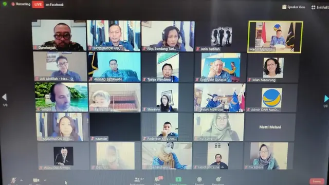 Partai NasDem dan Partai Buruh Australia bertukar pengalaman terkait penanganan pandemi Covid-19 lewat bilateral digital conference