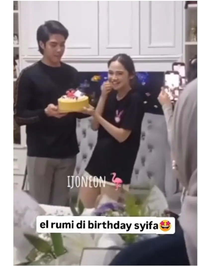 6 Momen Syifa Hadju dapat Kejutan Ultah dari El Rumi, Bikin Baper Netizen