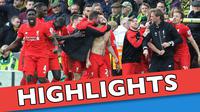 Video highlights Premier League antara Norwich City melawan Liverpool yang berakhir dengan skor 4-5, Sabtu (23/1/2016) WIB.