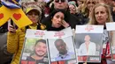 Sementara dua lainnya, Hisham Al-Sayed dan Avera Mengistu ditahan Hamas sejak mereka memasuki Gaza secara terpisah dalam keadaan yang tidak dapat dijelaskan sekitar satu dekade lalu. (Jack GUEZ/AFP)