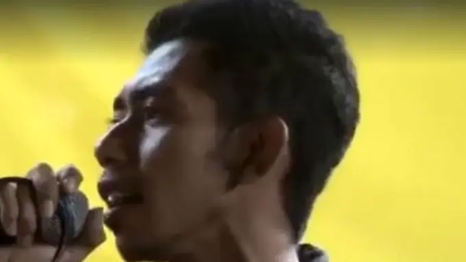 Anhar di nikahan Fitri dan Rangga/Facebook.com.