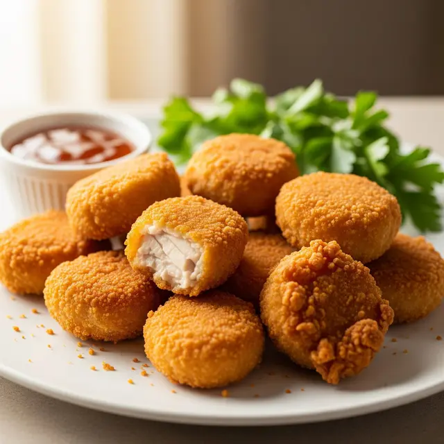 Nugget dari Ayam Goreng Sisa (Gemini AI)