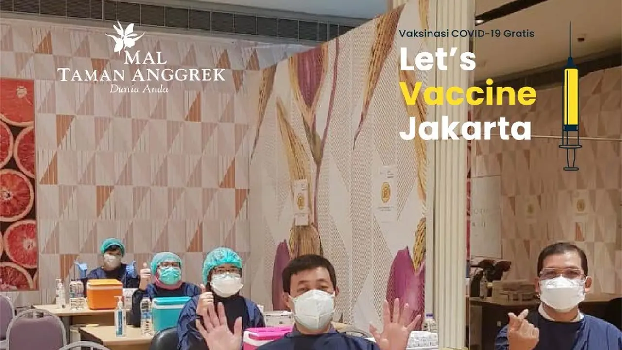 Vaksinasi Covid-19 Booster dan Anak di Mal Taman Anggrek Jakarta