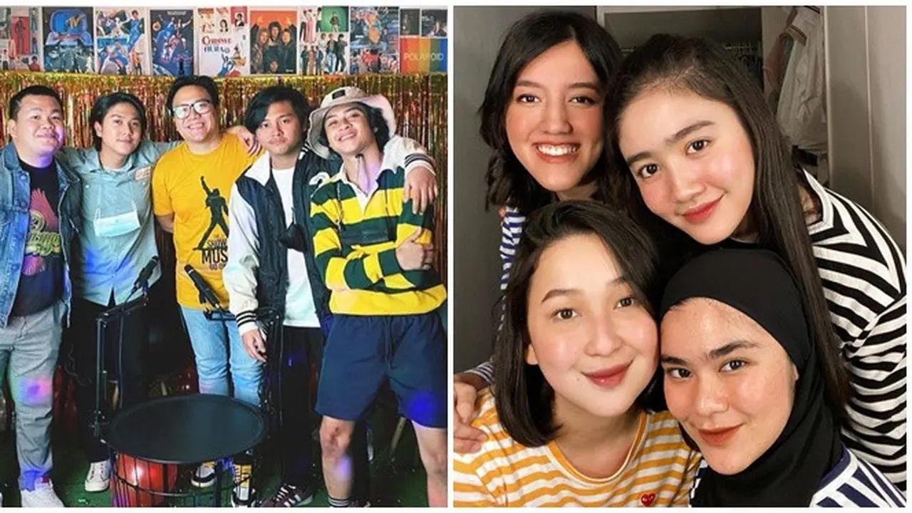 Momen Reuni Anggota 6 Grup Musik Tanah Air Ini Bak Awal Debut, Lepas Rindu