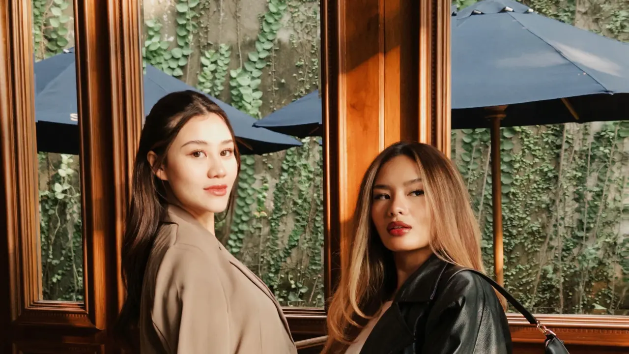 Aaliyah Massaid, dan Naura Ayu berikan inspirasi OOTD serasi bareng saudara