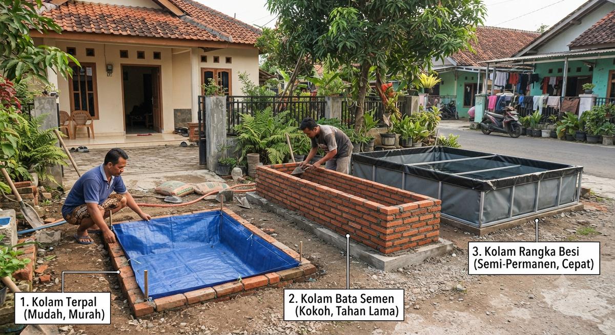 Pilihan Material Kolam yang Paling Efisien