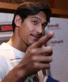 Richard Kyle, aktor tampan yang menjadi lawan main Titi Kamal di film Insya Allah Sah ini ternyata disebut-sebut memiliki kedekatan dengan aktris cantik CInta Laura. Namun Richard tak membenarkan itu. (Nurwahyunan/Bintang.com)