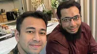 Raffi Ahmad dan Ustaz Khalid Basalamah (https://www.instagram.com/p/CZQO5paPcyB/)