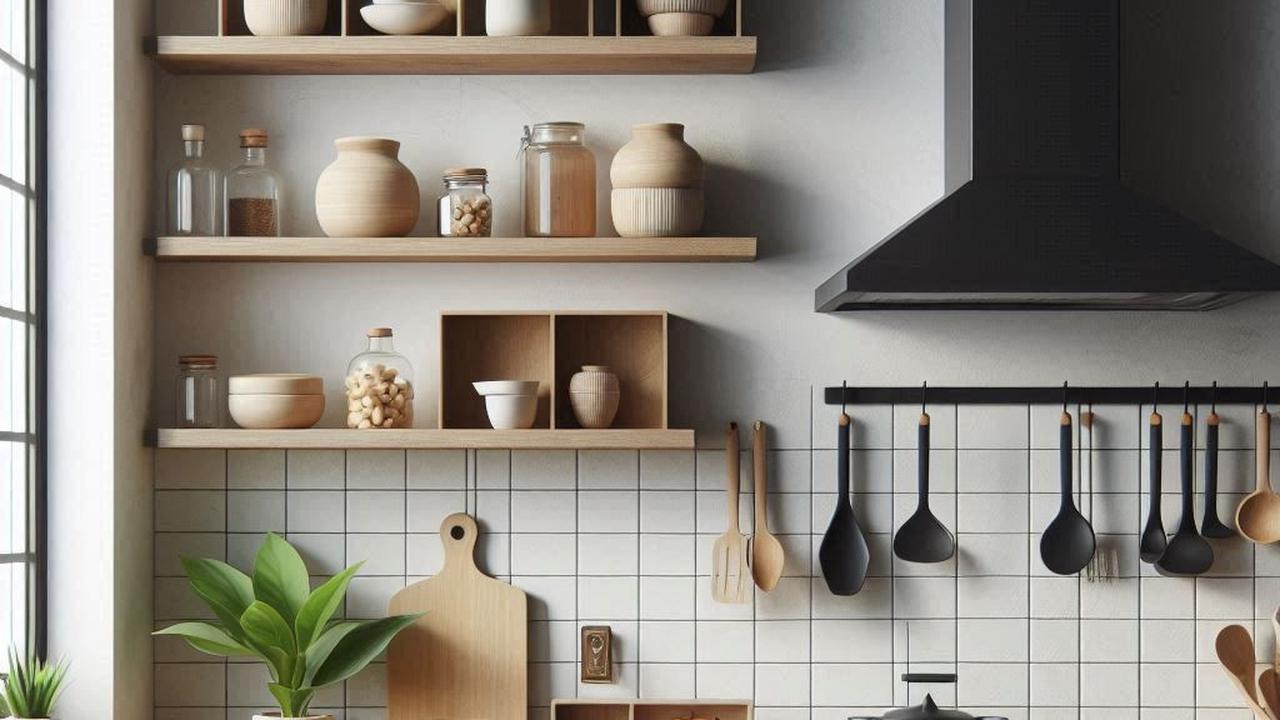 Desain Rak Dapur Minimalis