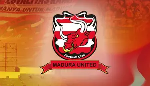 Madura United - Ilustrasi logo Madura United 2024. (Bola.com/Adreanus Titus)