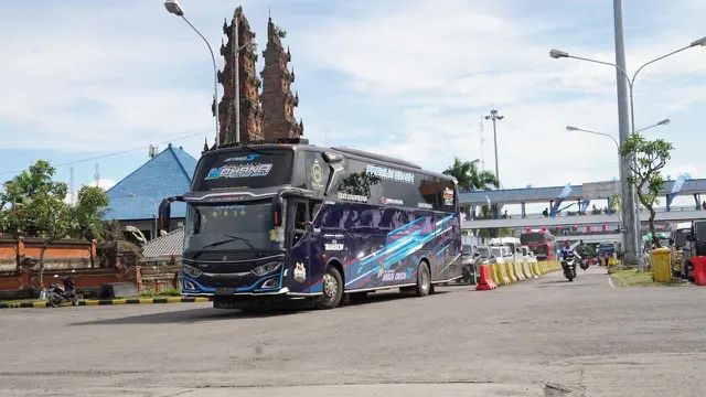 Antrean panjang di Pelabuhan Gilimanuk, Bali sudah mulai terurai. (Dok Kemenhub)
