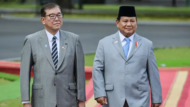 Di Istana Bogor, Presiden Prabowo Subianto Terima Kunjungan PM Jepang Shigeru Ishiba