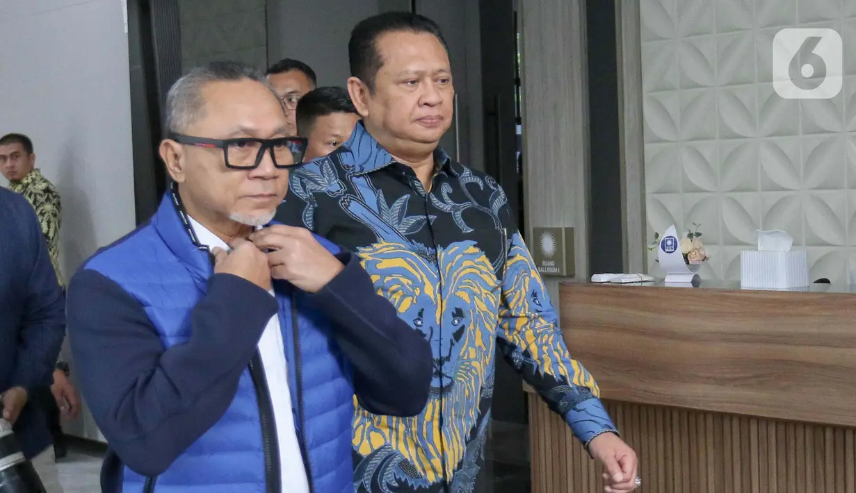 Pertemuan tersebut menjadi agenda dari MPR RI dalam rangka Silaturahmi Kebangsaan. (Liputan6.com/Herman Zakharia)