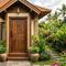 Jenis Pintu Depan untuk Rumah Tropis (created by AI)