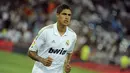 Bergabung dengan Real Madrid saat berusia 18 tahun pada tahun 2011, Raphael Varane berkembang pesat menjadi salah satu tembok kokoh Real Madrid dibawah asuhan Jose Mourinho. (AFP/Pedro Armestre)