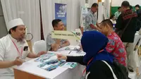 Ratusan peserta International Halal Travel Fair (IHTF) 2017 mengaku takjub dengan budaya dan keindahan pulau yang ada di Lombok, NTB. (Liputan6.com/Hans Bahanan)