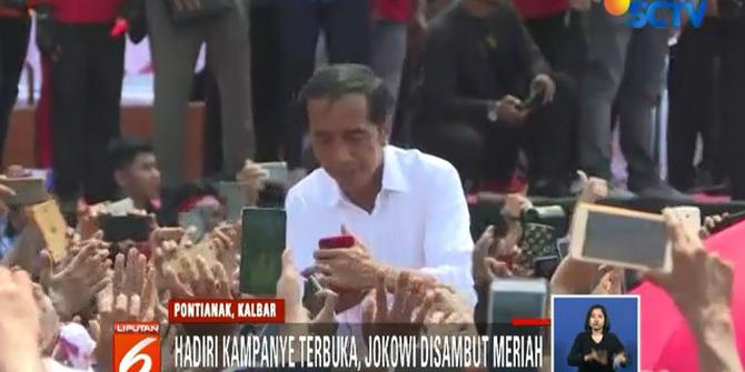 Bertemu Warga di Pontianak, Jokowi Janji Bangun Tol dan Jembatan
