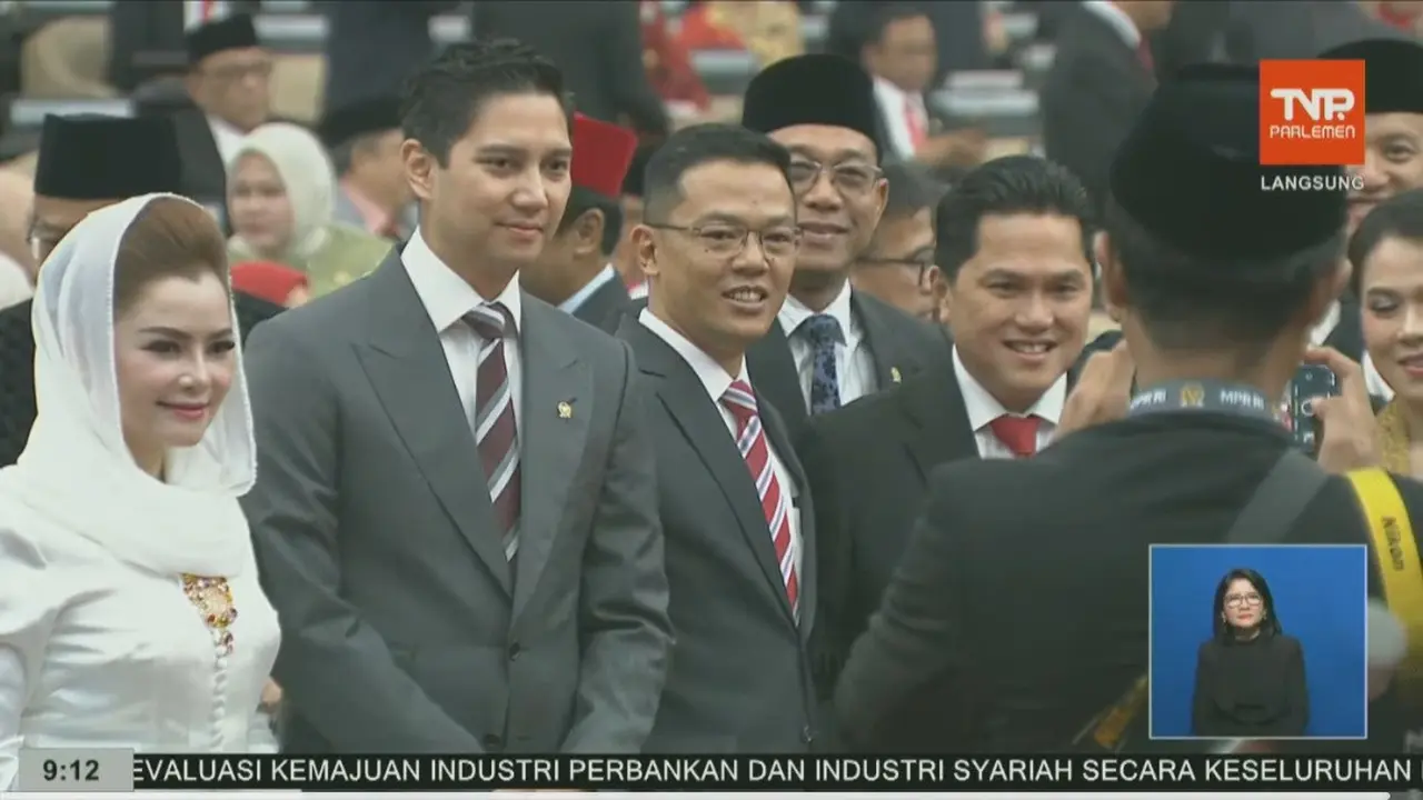 Menteri BUMN Erick Thohir terpantau menghadiri Sidang Tahunan MPR-DPR RI, Rabu, 16 Agustus 2023