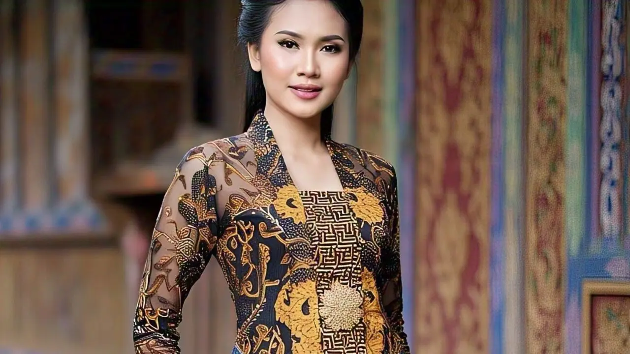 Model batik wanita terbaru (image by Meta AI)
