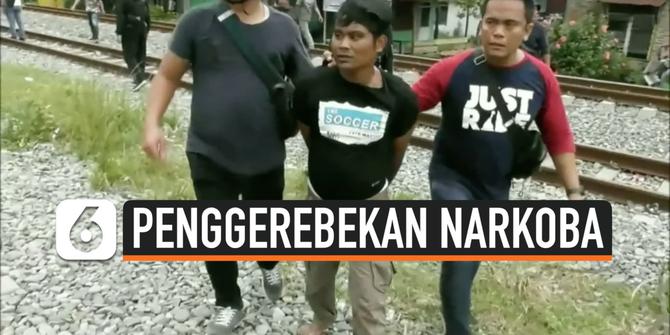 VIDEO: Polisi Gerebek 2 Kampung Sarang Narkoba